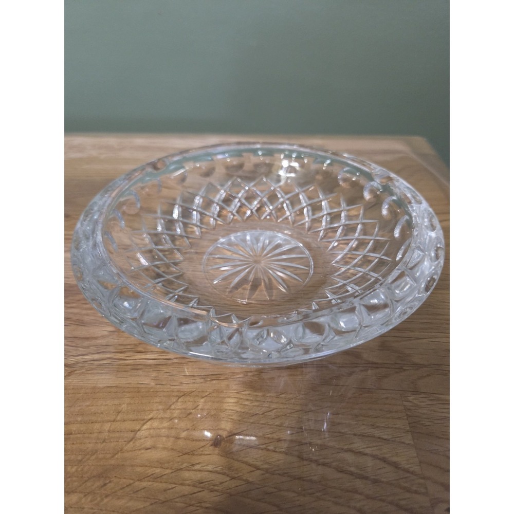 Vintage Princess House Lead Crystal Ashtray Tobacianna